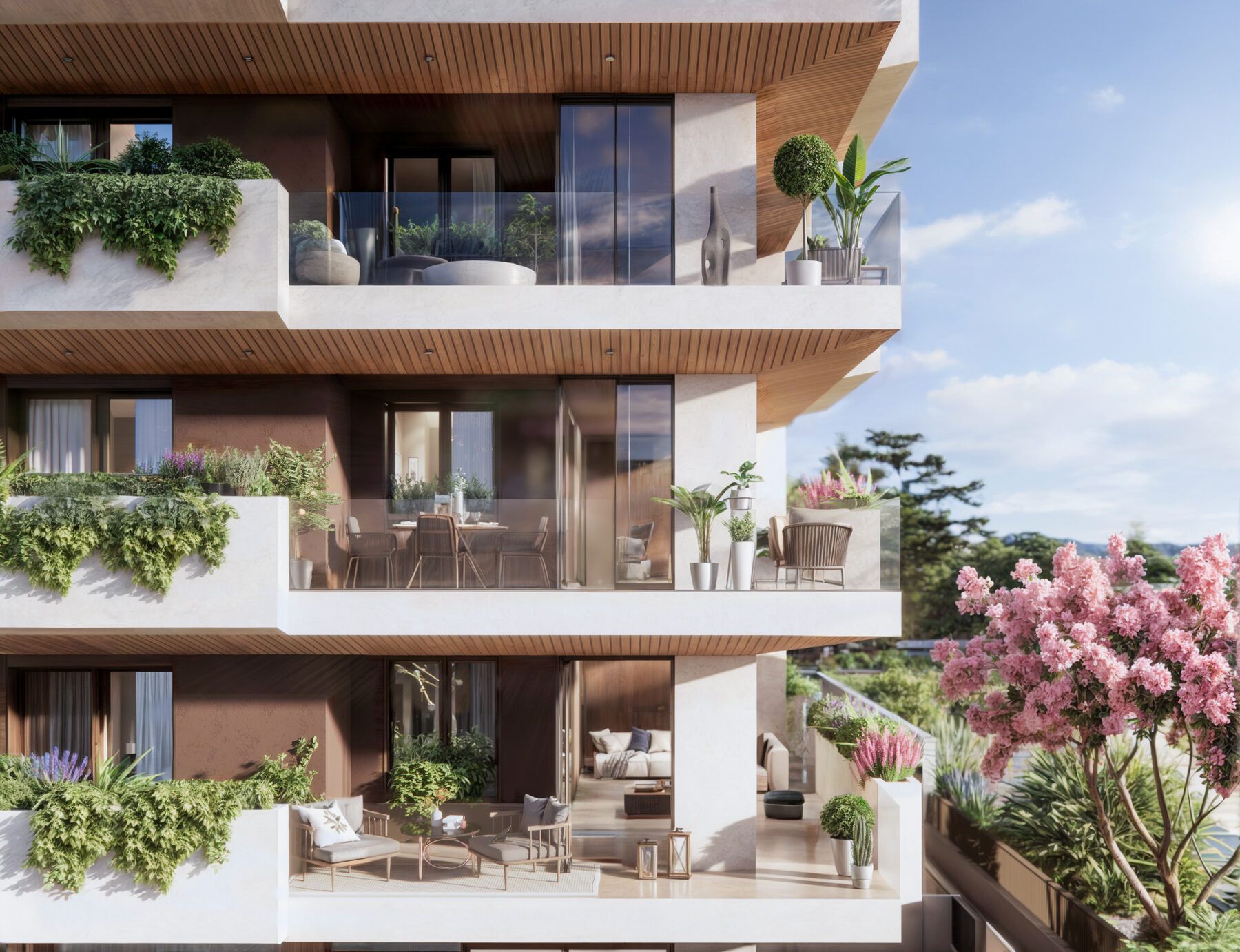 Render facciata i-live Quarto Miglio